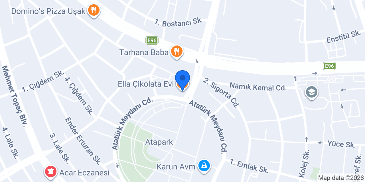 Ella Çikolata Evi konumu