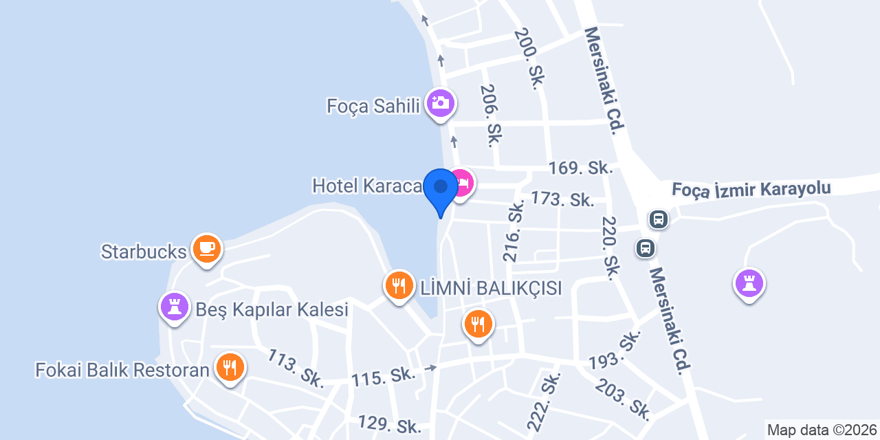 Foça Tekne Turu - Delphin Tours konumu
