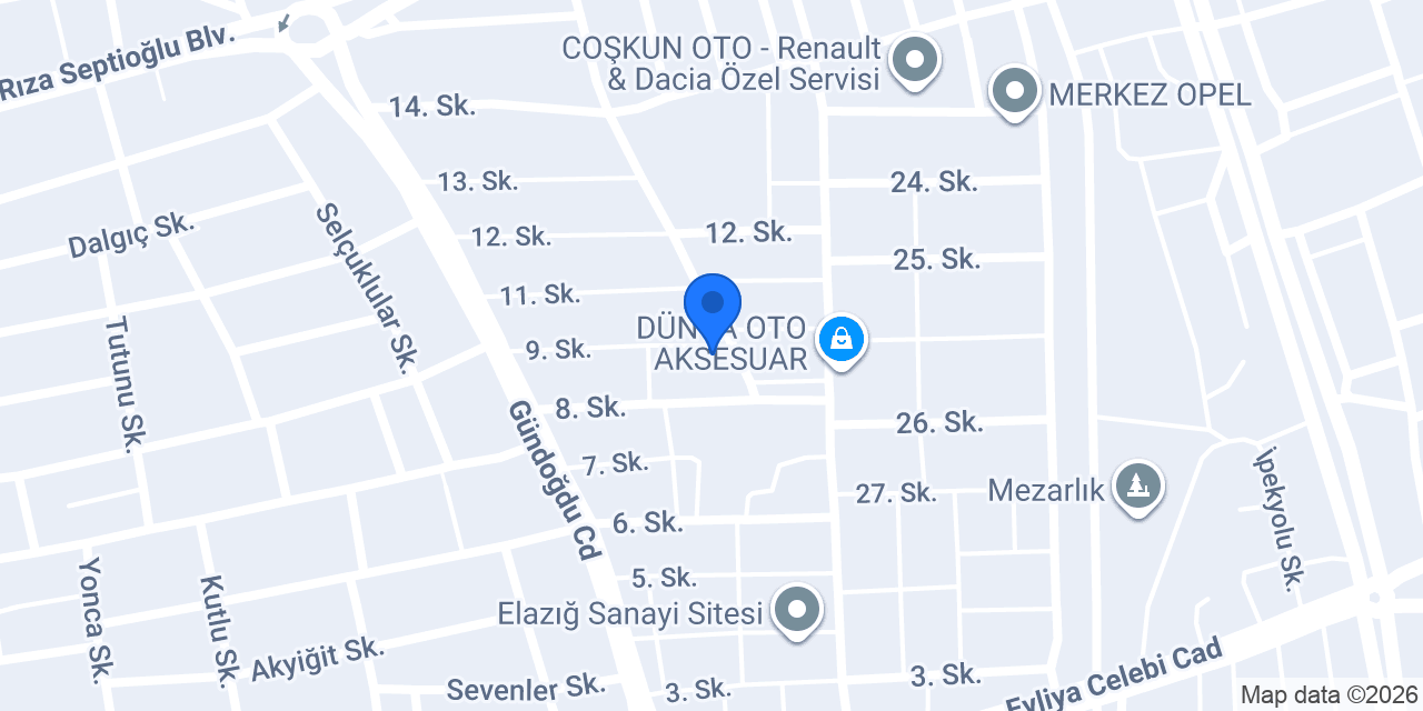 Biçerer Mobilya Aksesuarları konumu