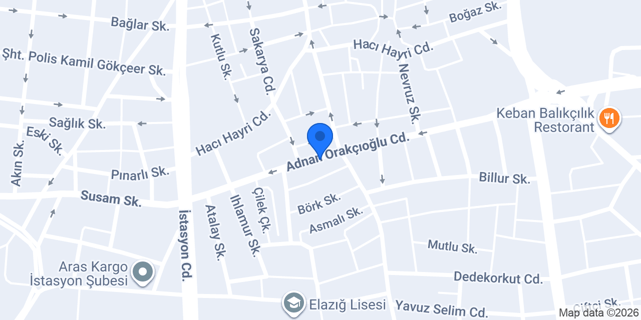 Öz Dostlar Pide konumu