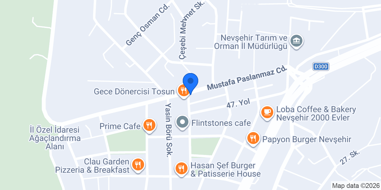 Ra Coffee Nevşehir konumu