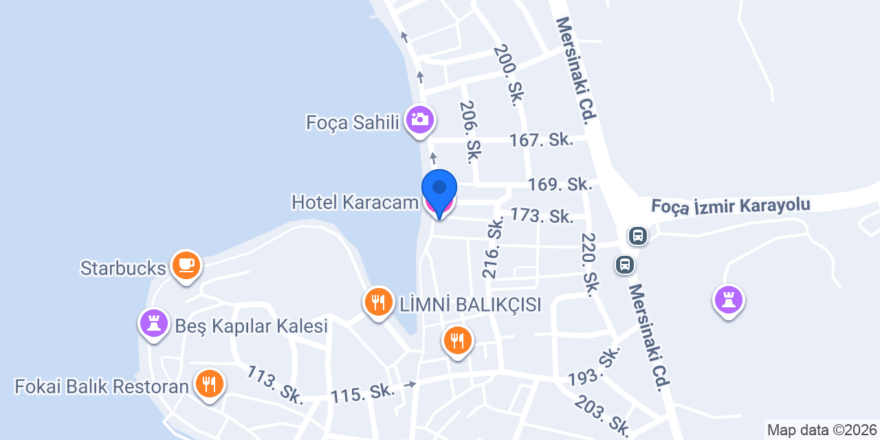 Hotel Karacam konumu