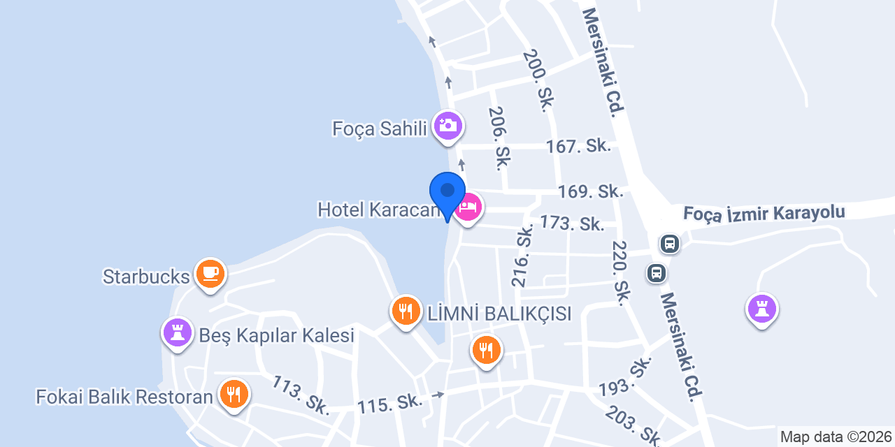 Derin Mavi Tur Teknesi konumu