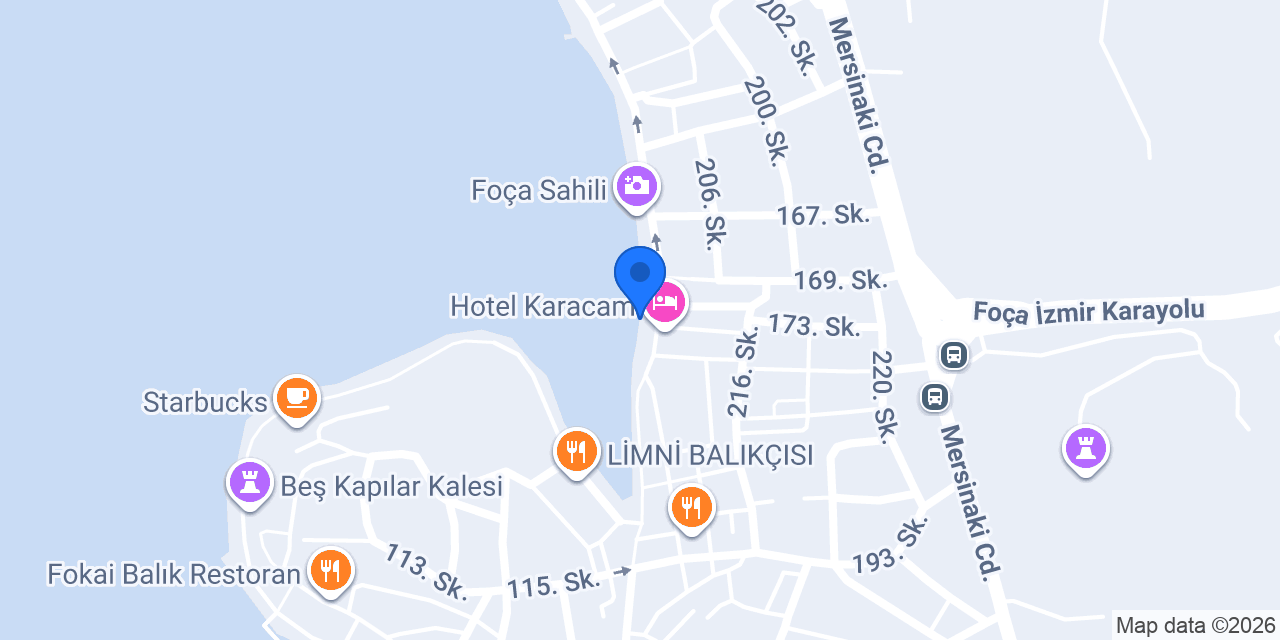 Ada Tur - Foça Tekne Turu konumu
