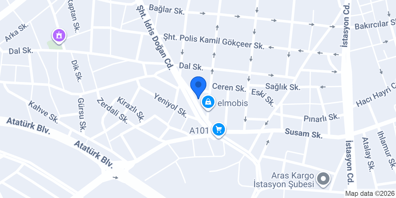 Modaş Mobilya Döşeme Elazığ konumu