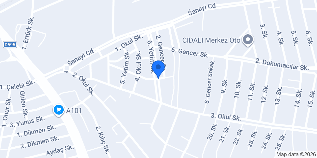 YAĞMUR OTO ELEKTRONİK konumu