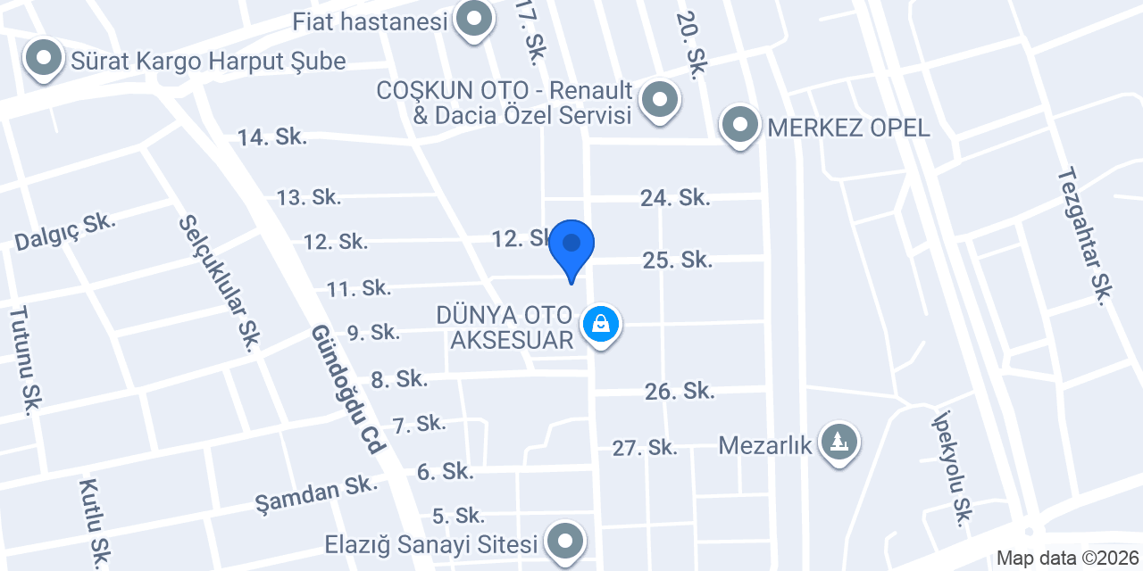 OTO NET ÇELİKLER konumu