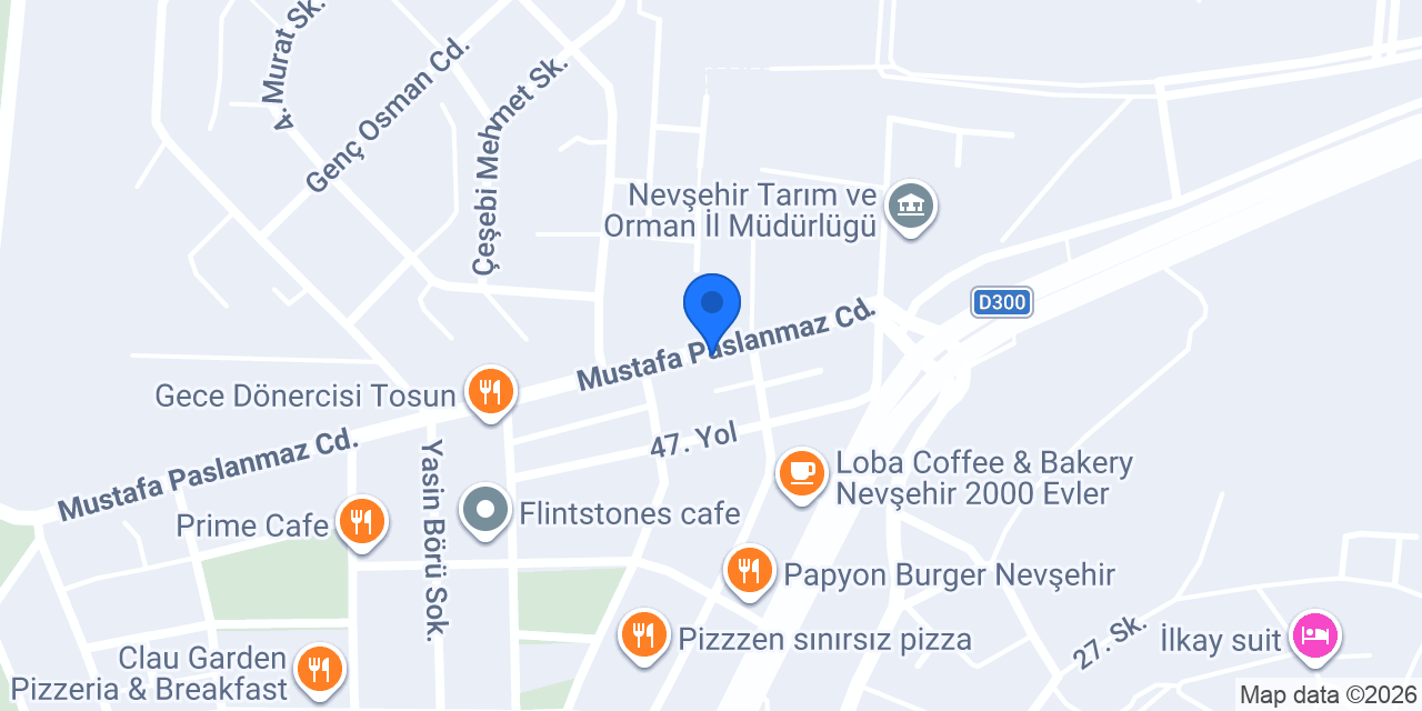 Yeşil Kajun&Burger konumu