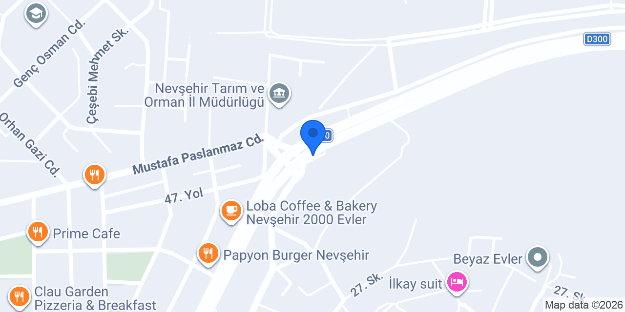 Üniversite taksi durağı konumu