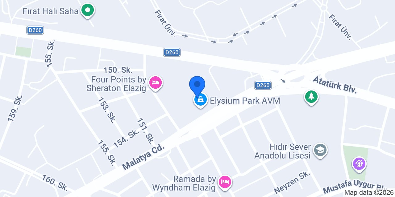 OT Elazığ - Cafe & Restaurant konumu