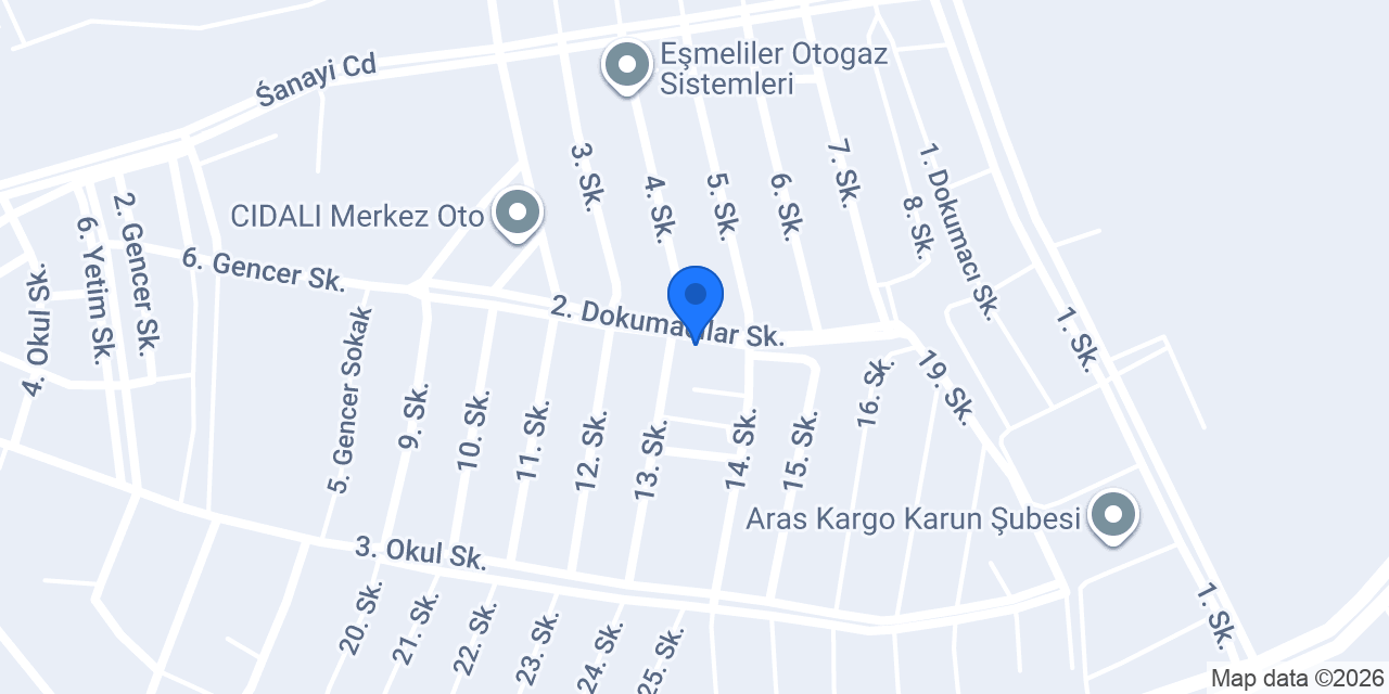 Eryiğit Otopark konumu