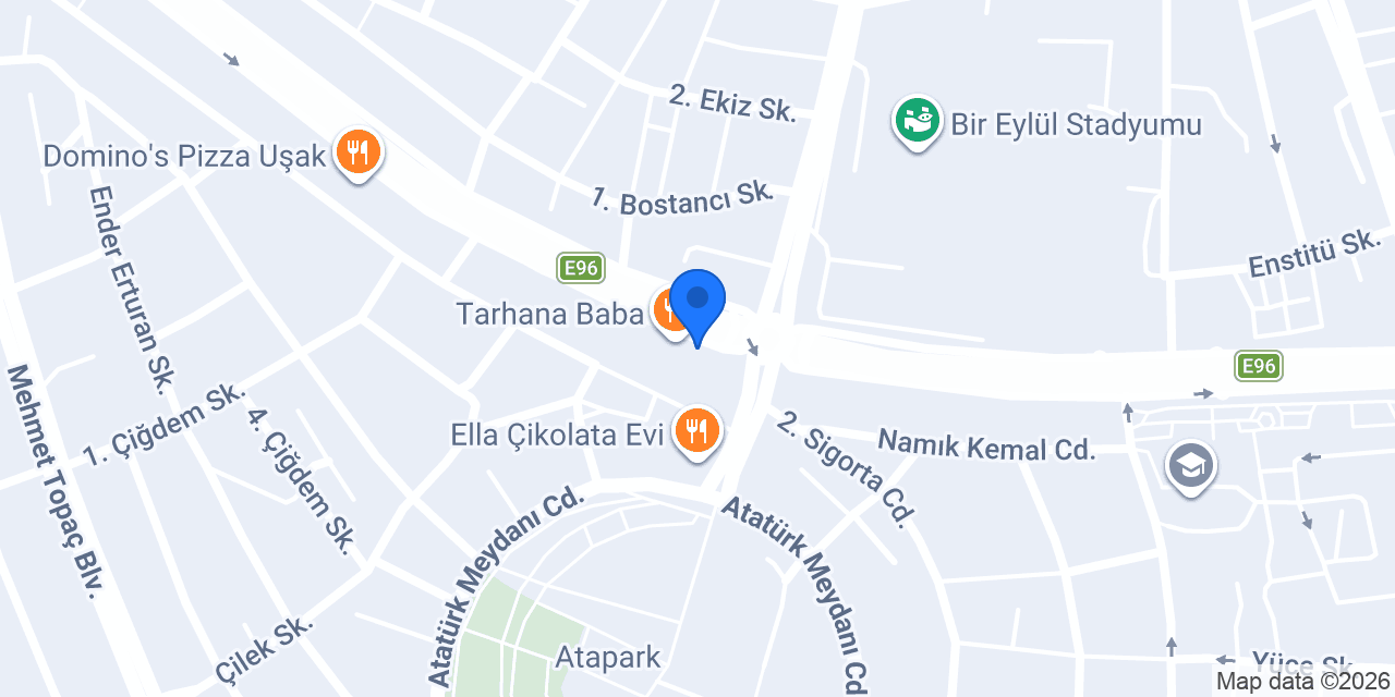 Garanti BBVA Uşak Şubesi konumu