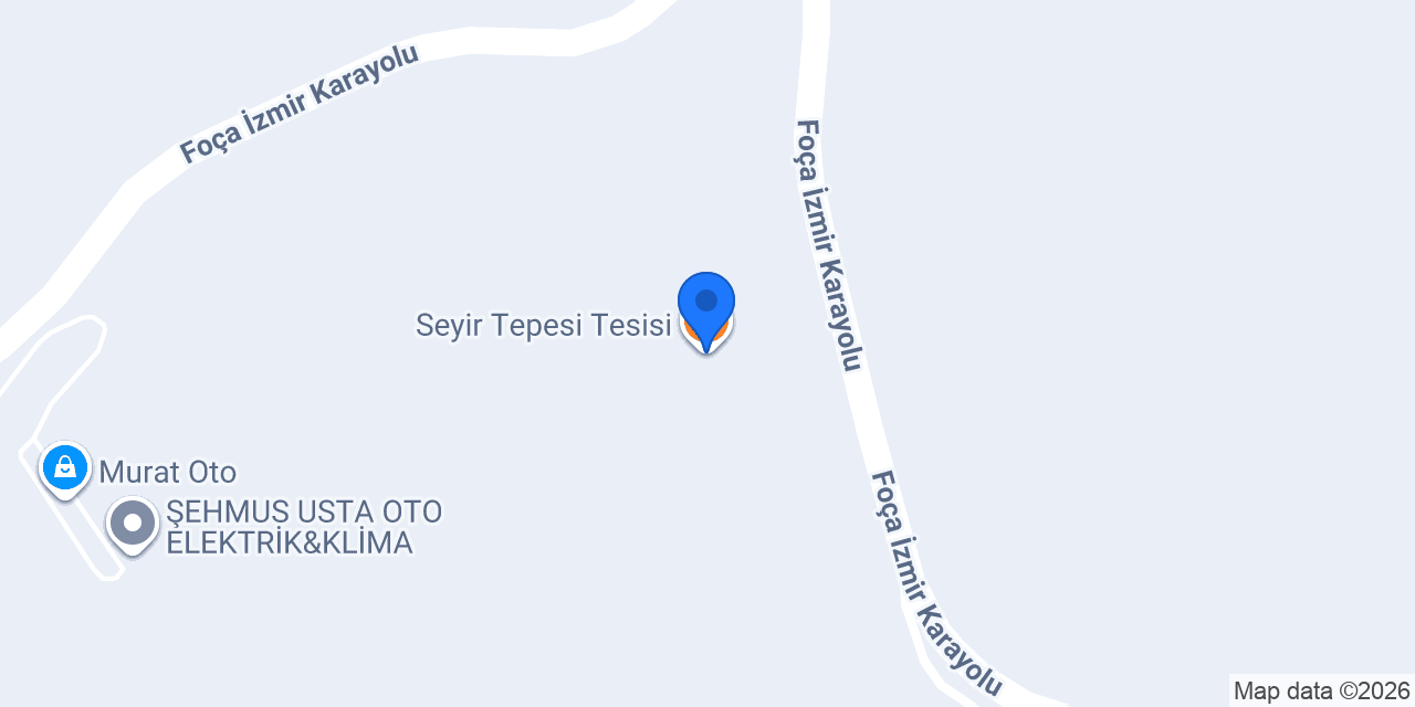 Seyir Tepesi Tesisi konumu