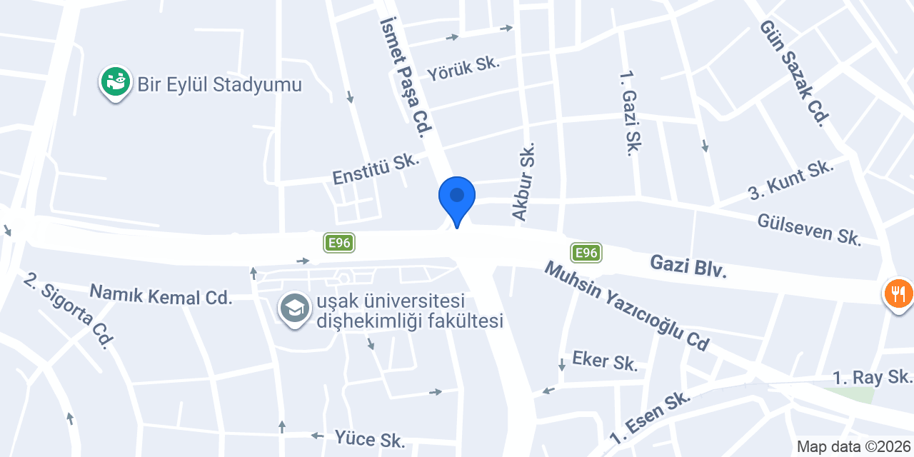 YAKAMOZ ÇİÇEK SARAYI konumu