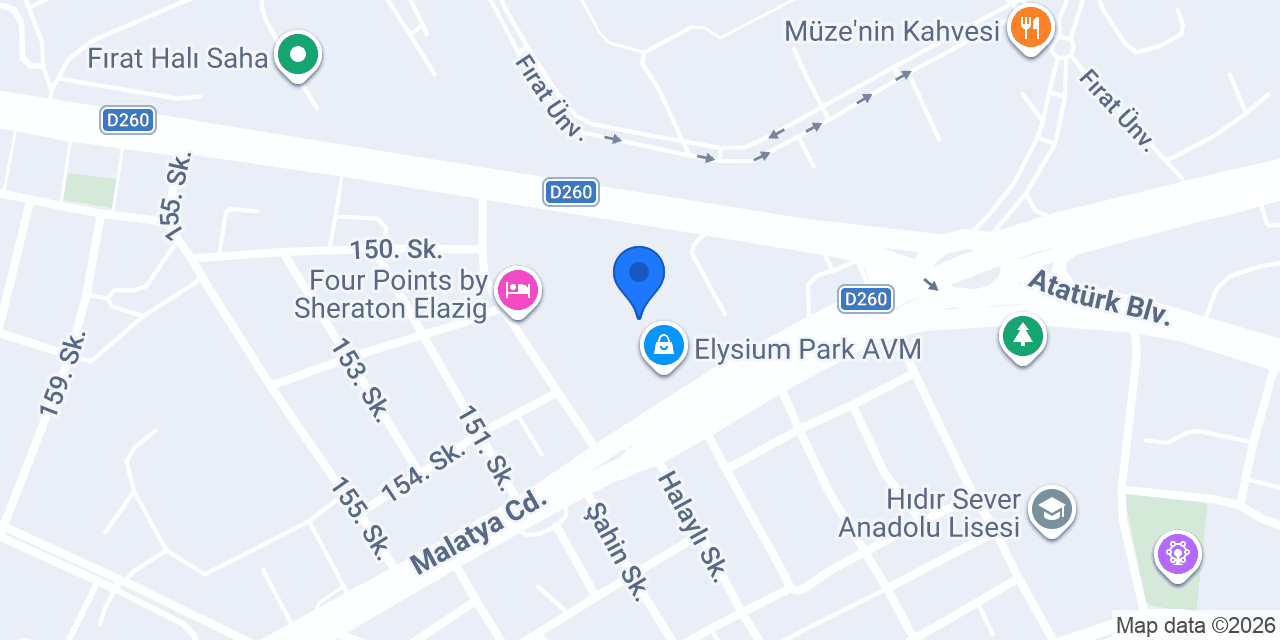 Zulu Coffee Roastery Elazığ konumu