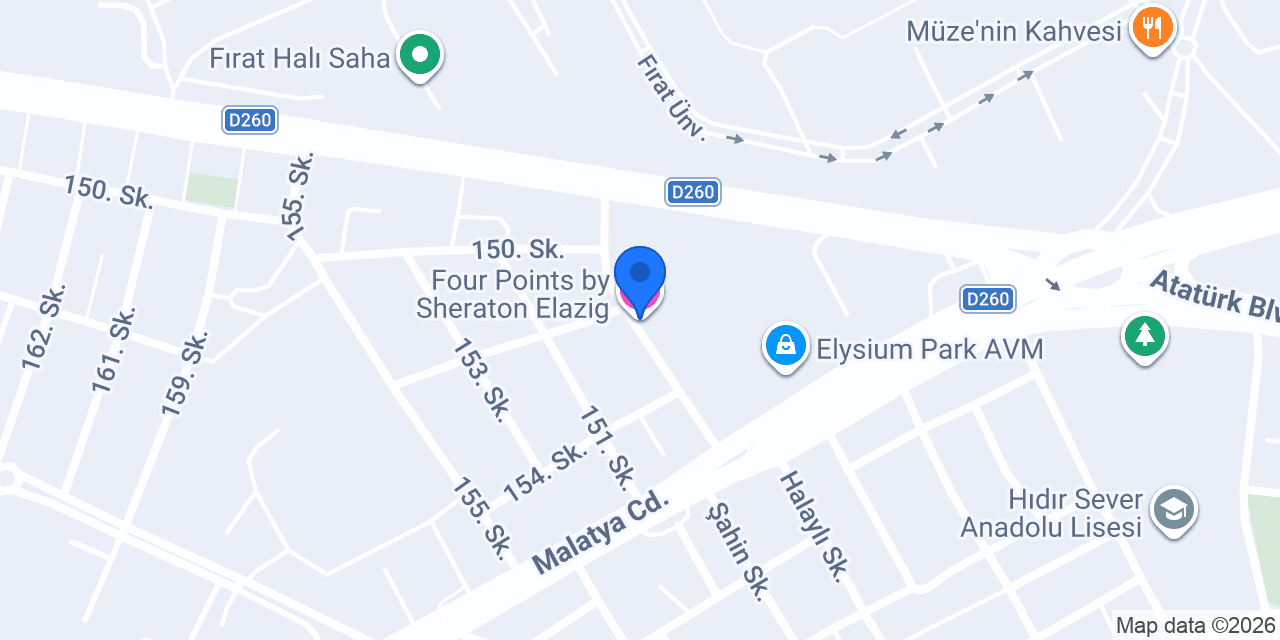 Four Points by Sheraton Elazig konumu