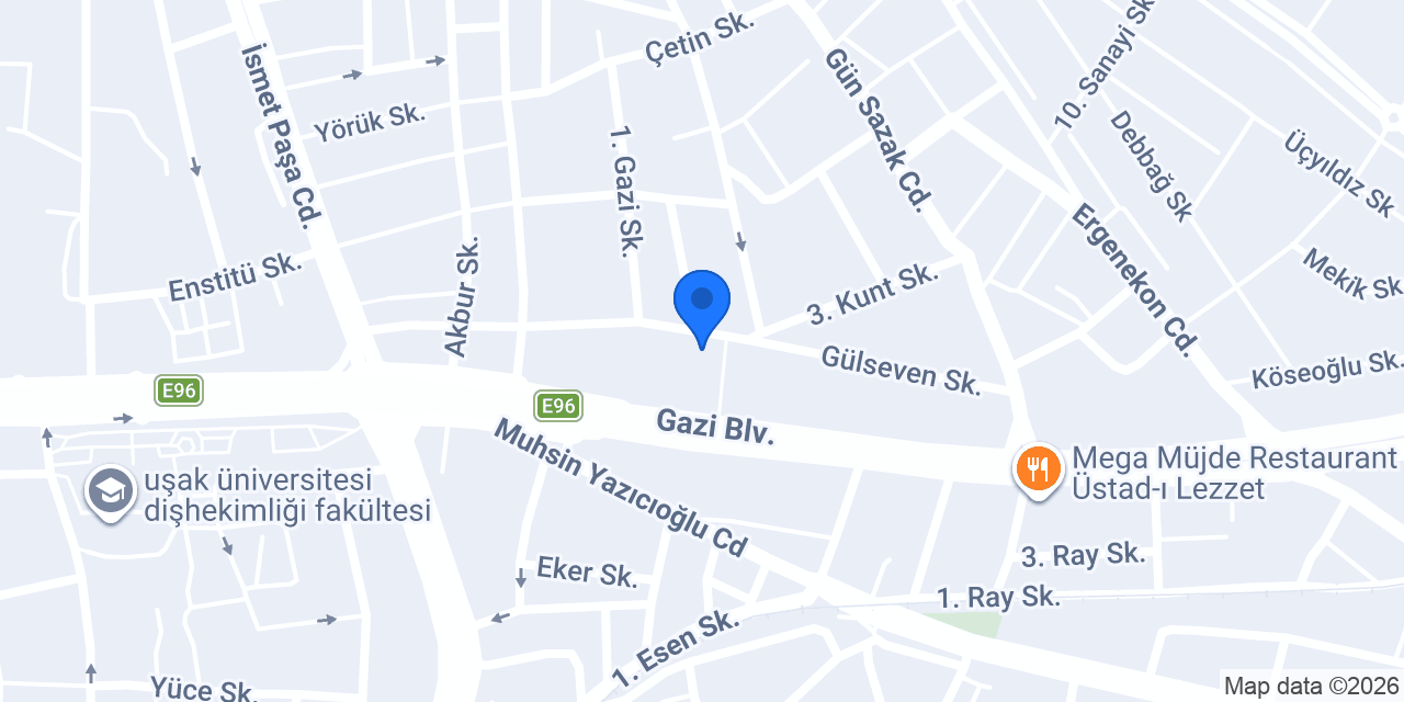 Elif Butik Pasta Uşak konumu