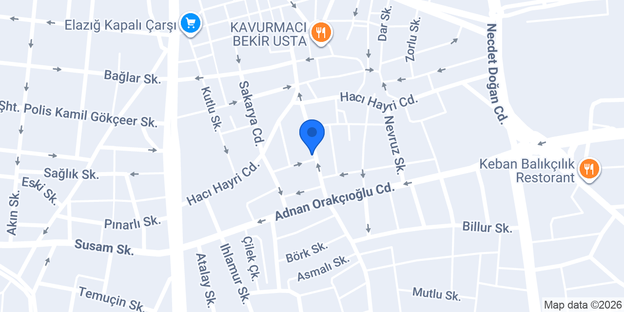 Haci Ziyabey Hamamı konumu