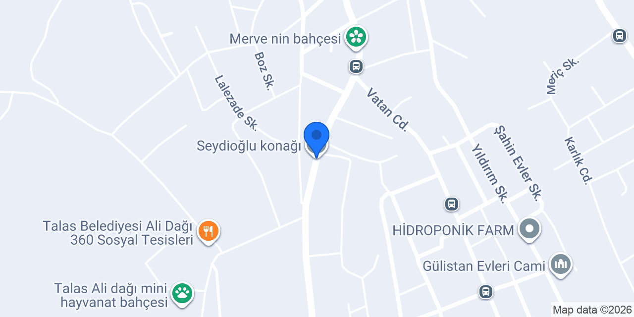 Seydioğlu konağı konumu