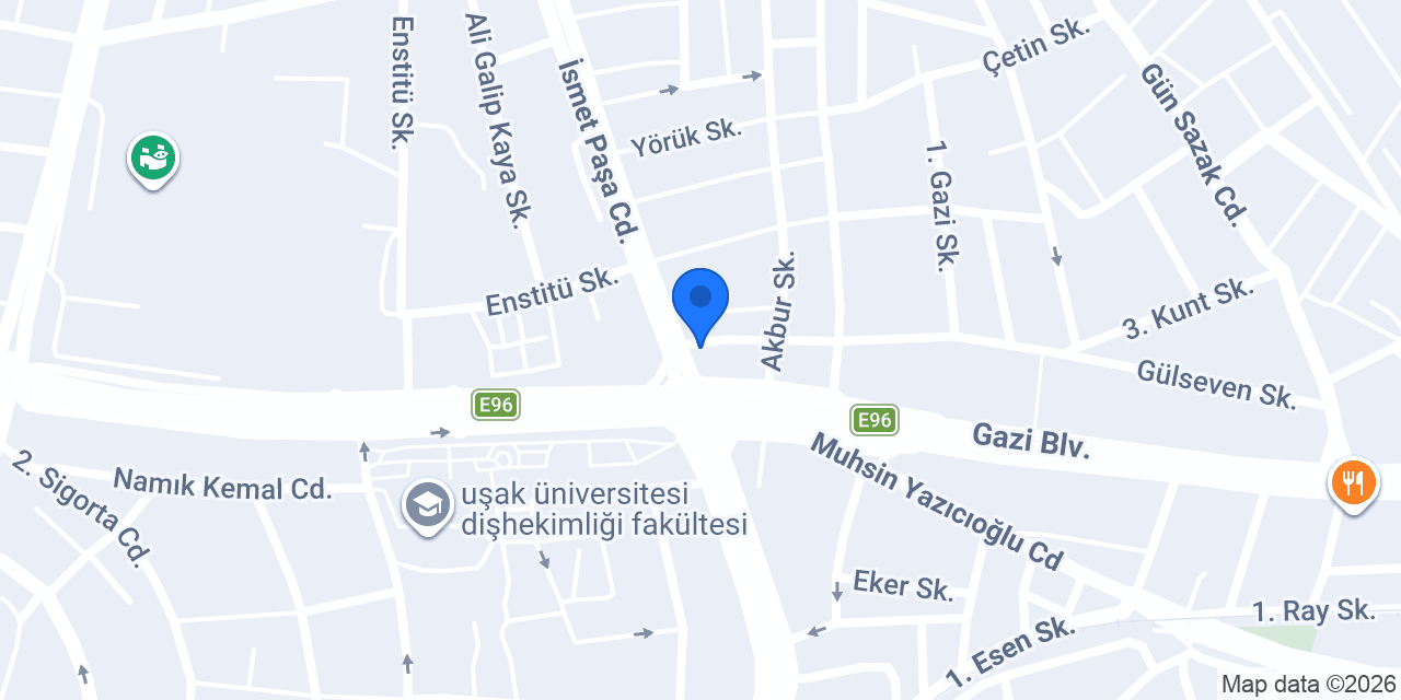 Uşak FLORYA ÇİÇEKÇİLİK konumu
