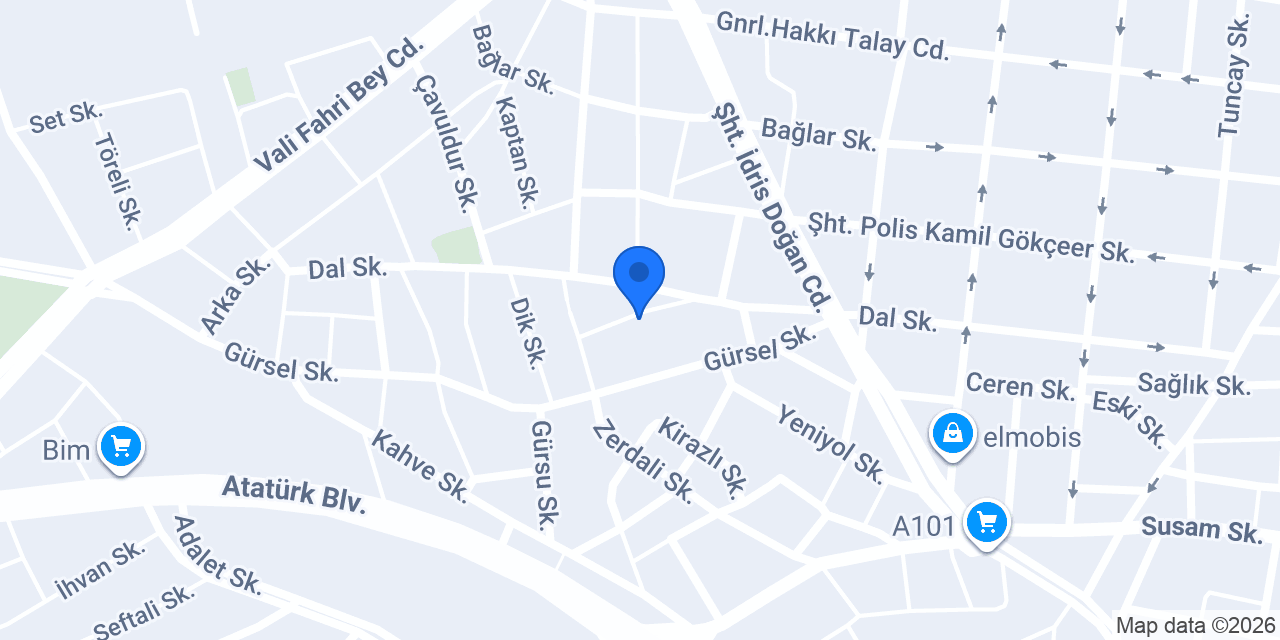 Günaydın Elektirik konumu