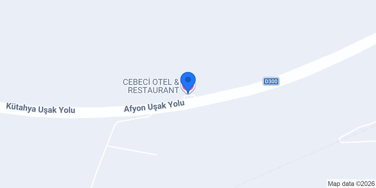 CEBECİ OTEL & RESTAURANT konumu