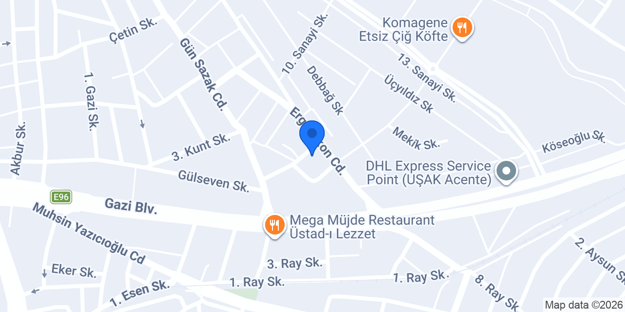 Osin Yapı Malzemeleri konumu