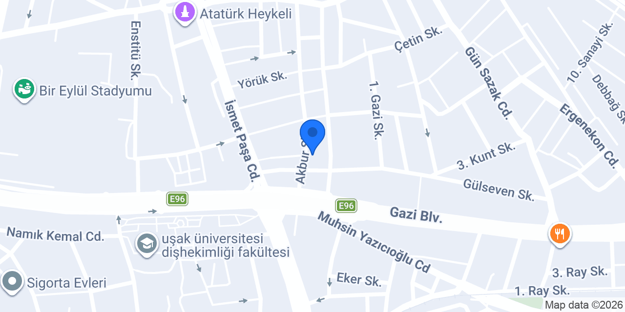 Uşak 6. Noterligi konumu