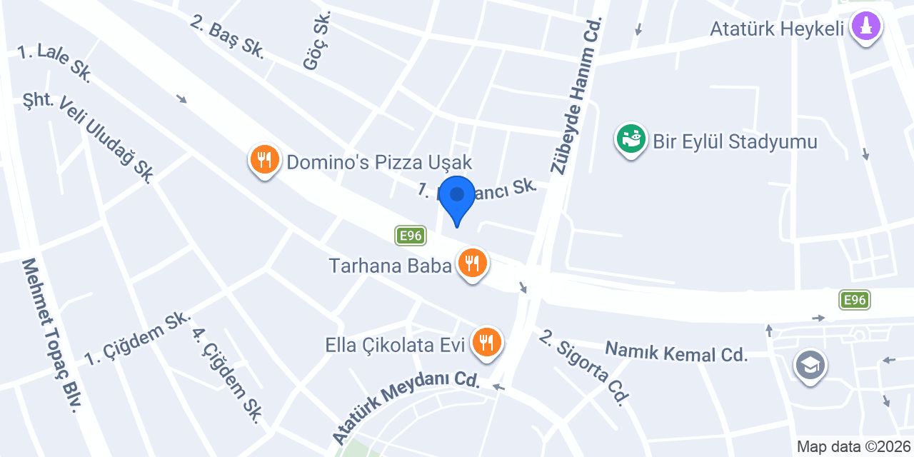 İDAŞ UŞAK konumu