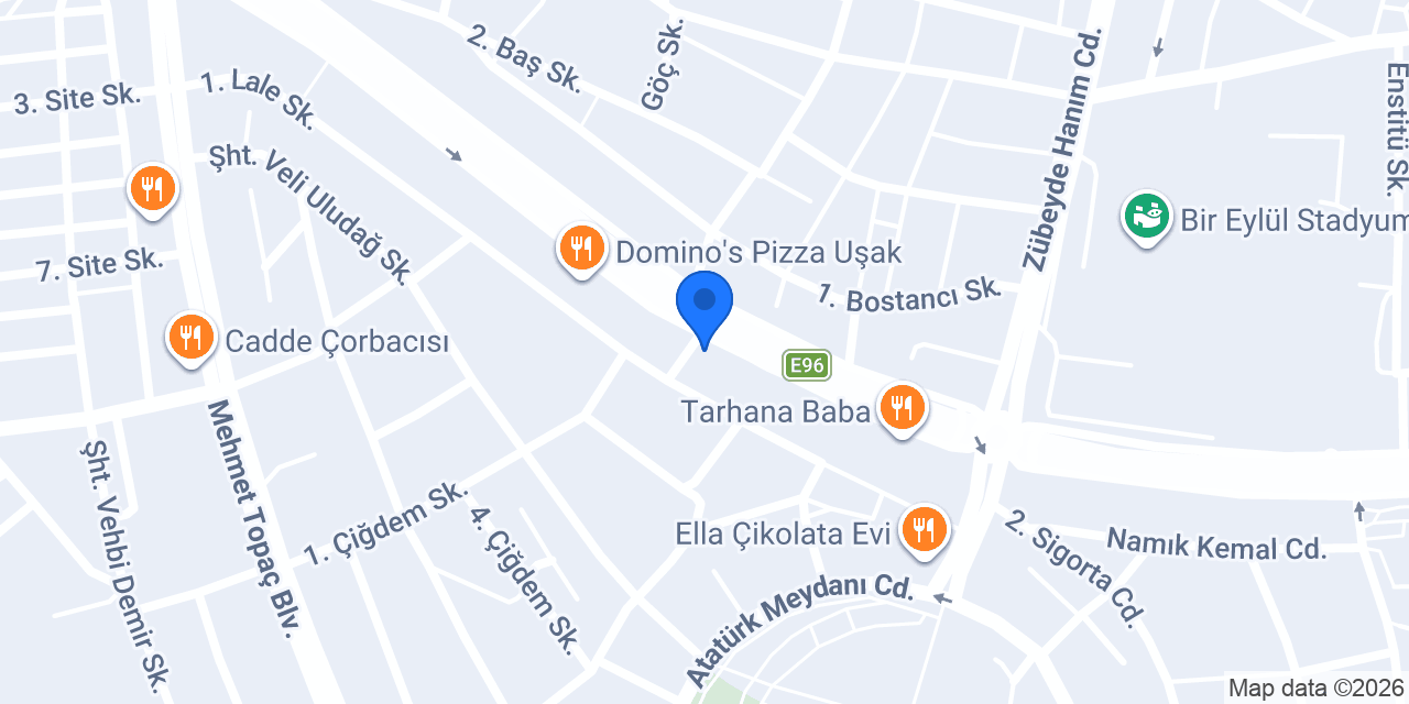 Halkbank 1 Eylül Şubesi konumu