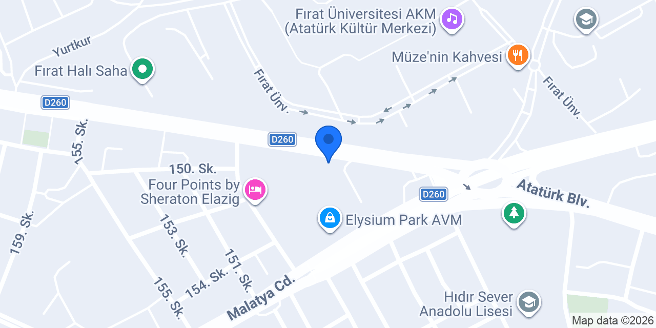 Neşve Next Elazığ konumu