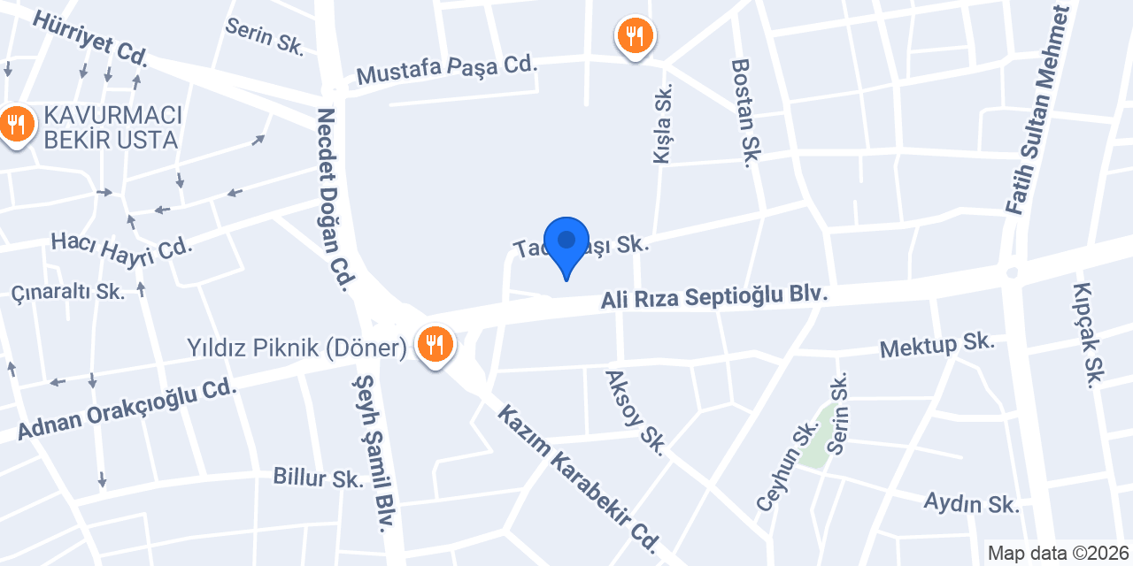 TARZ PERDE konumu