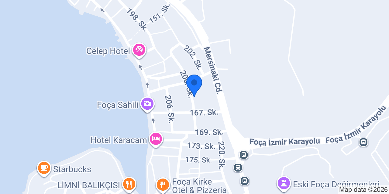 Bizim Ev Pansiyon konumu