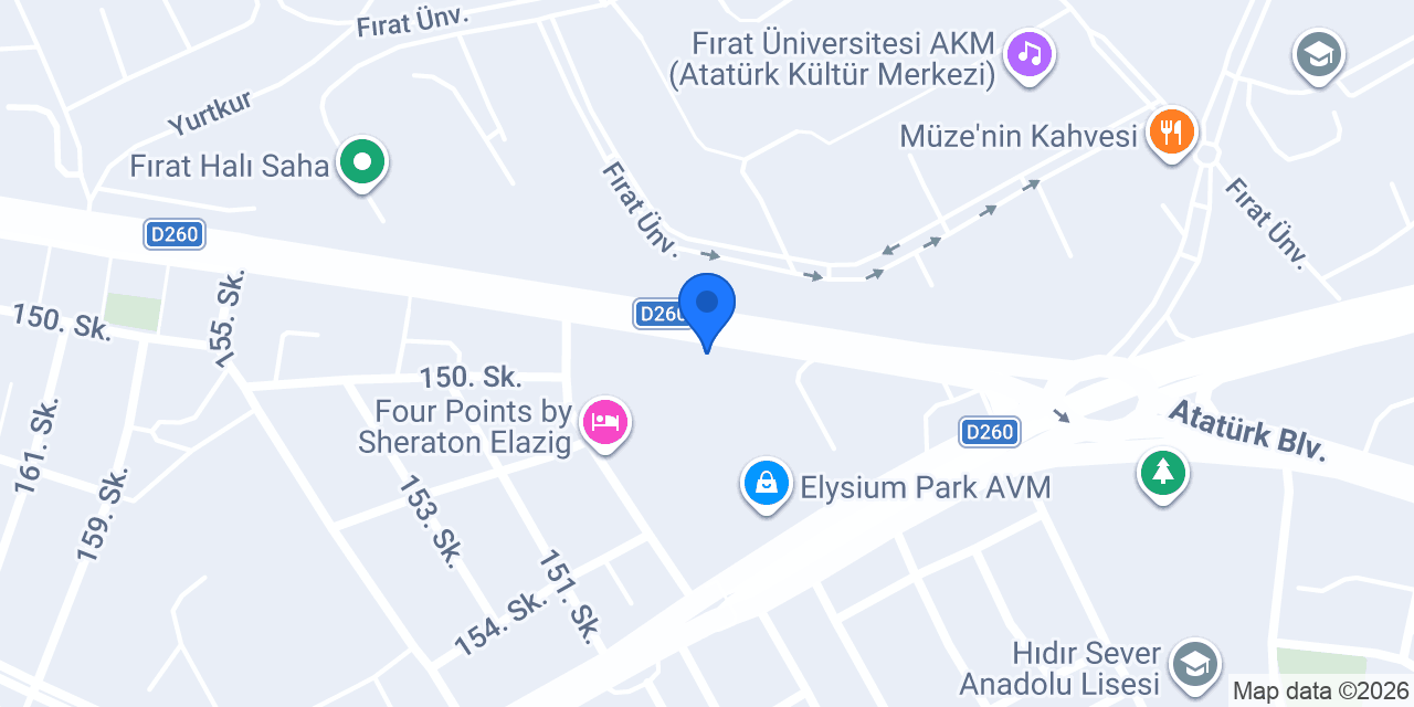 Çikolata Evim Elazığ konumu