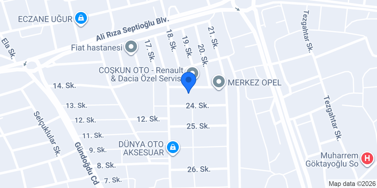 Çağ Rot Balans & lastik ön düzene konumu