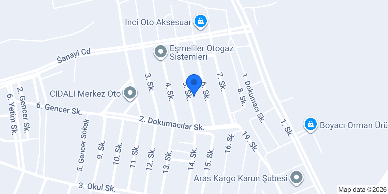 Şafak Pompa Bosch Diesel Service konumu