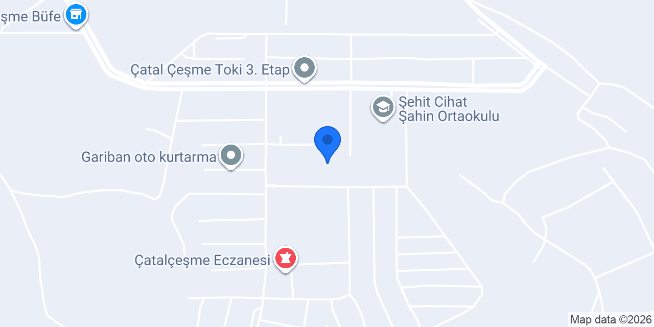 Çatalçeşme İlkokulu konumu
