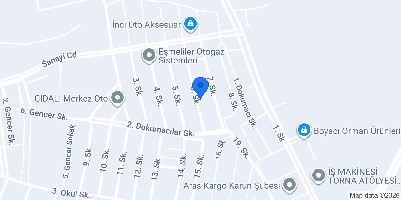 Fidan Pompa konumu