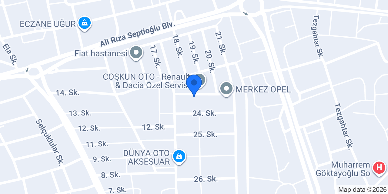 YILDIZ ISUZU konumu