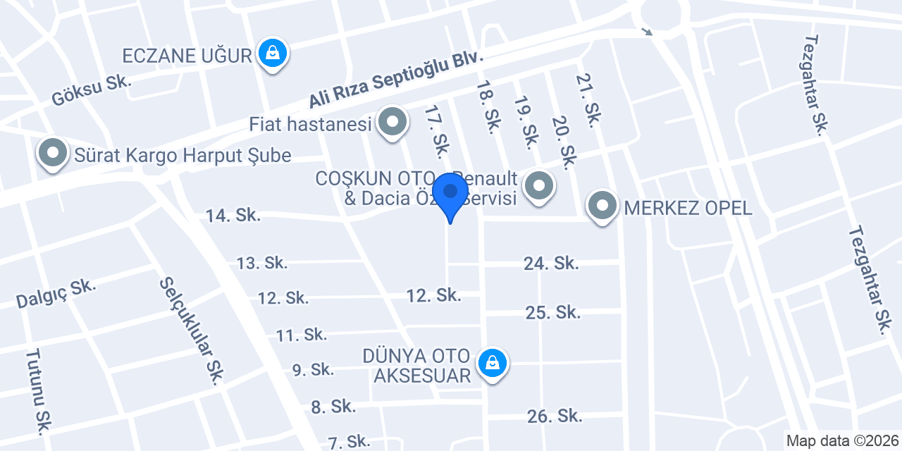 Alfa Garaj konumu