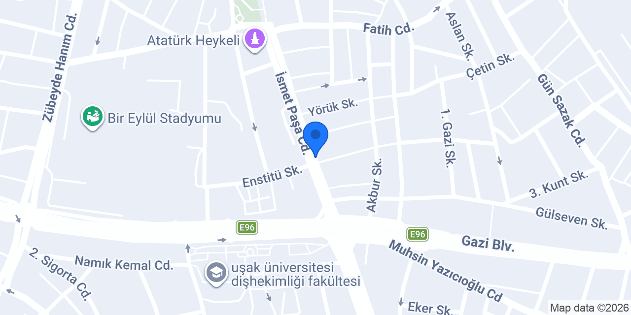 Diş Hekimi Fatih Ertaş Uşak konumu
