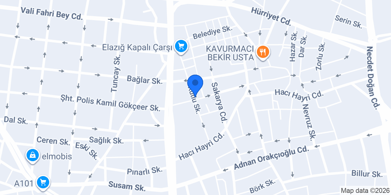 Marshall - Miraç Ticaret konumu