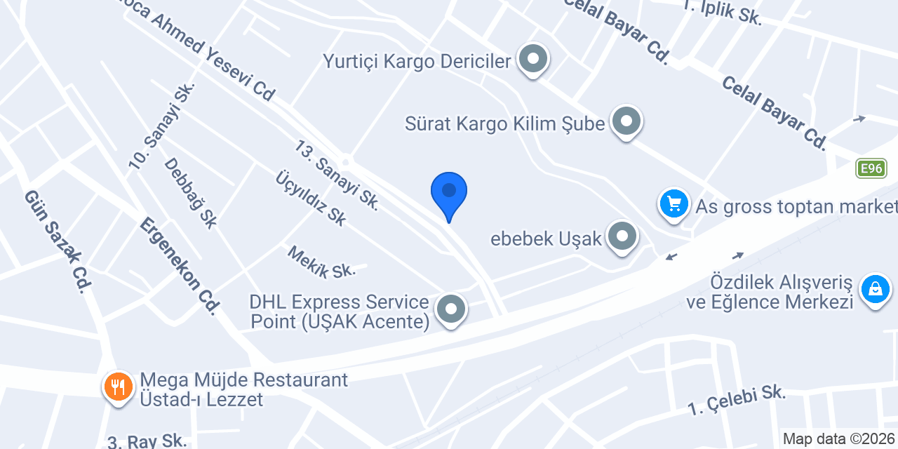 UŞAK 8. NOTERLİĞİ konumu