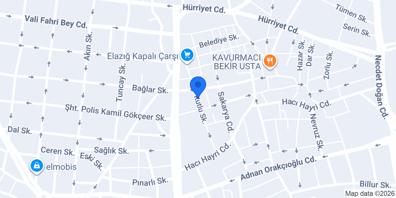 ÇİÇEK TERZİHANESİ konumu