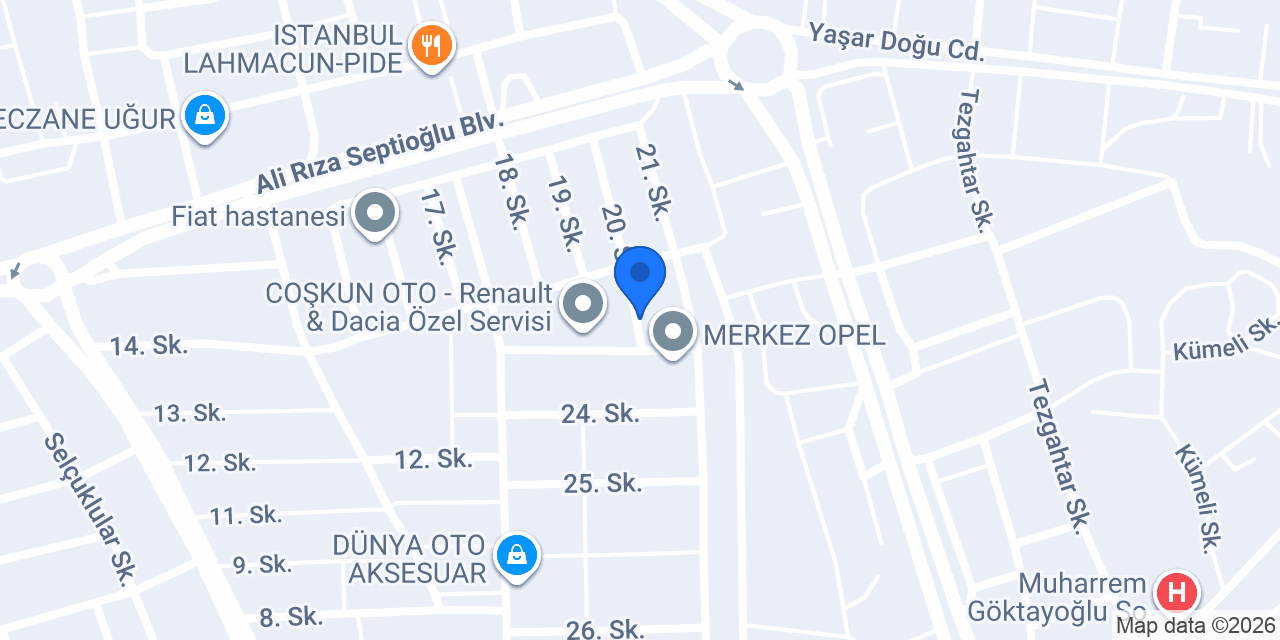 HAN OTOMOTİV konumu
