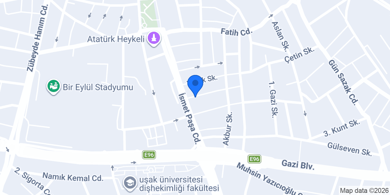 UŞAK WAY ACADEMY YABANCI DİL KURSU konumu