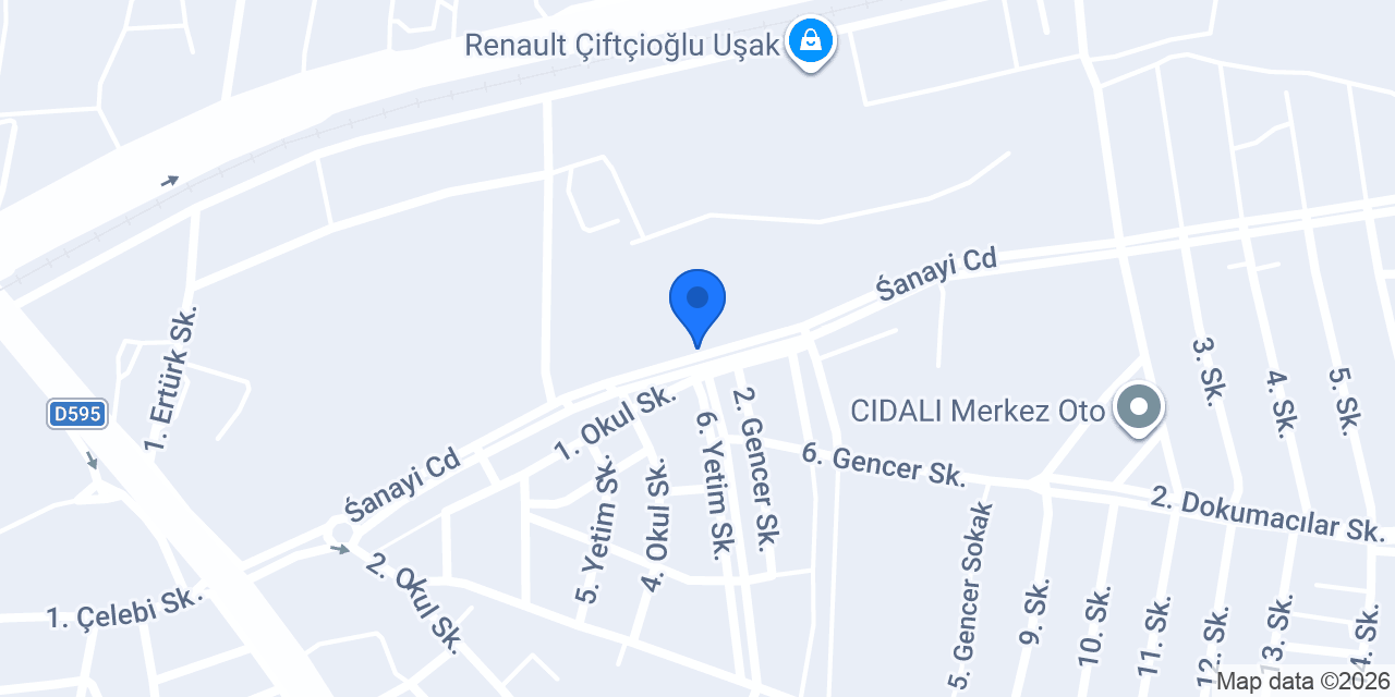 Uşak Özcan Halı Yıkama konumu