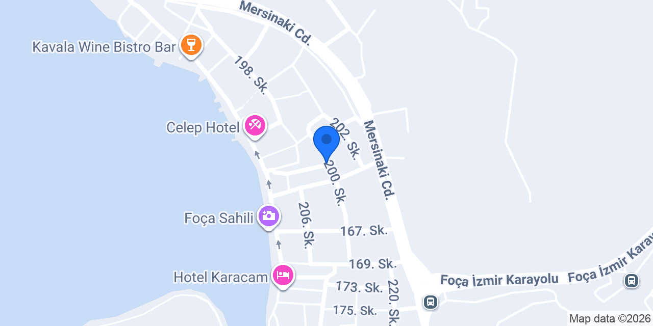 Foça Ensar Rent A Car konumu
