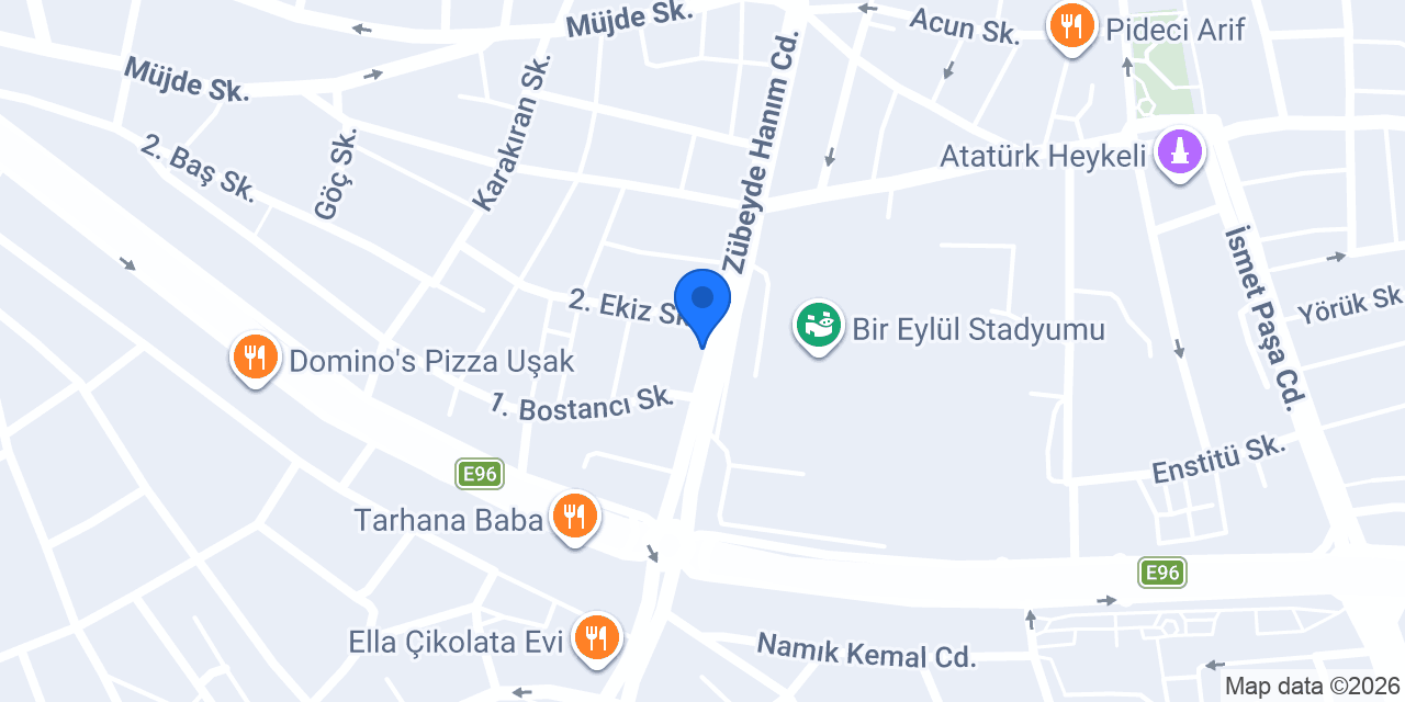 Saka su uşak bayi konumu