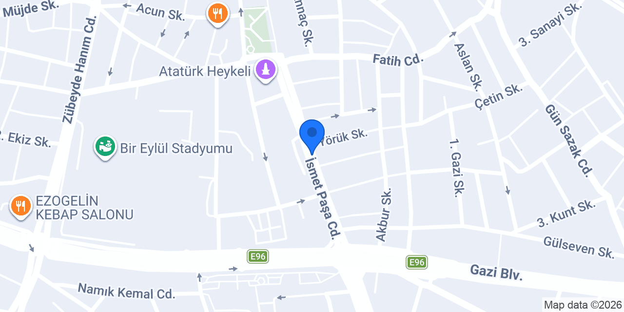 Hasan Bayar Diş Kliniği konumu